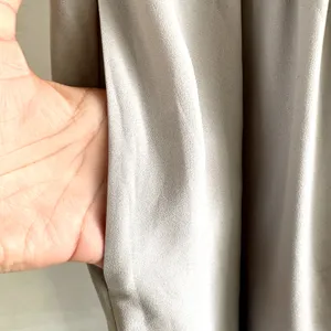 Aritzia Wilfred Melodie Jumpsuit Wide-leg Ashen V-neck Faux Wrap Gray Small thumbnail 3