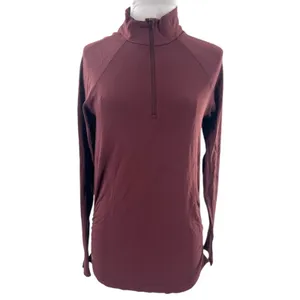 Athleta Speedlight‎ Half Zip Pullover Top
Burgundy sz M thumbnail 5