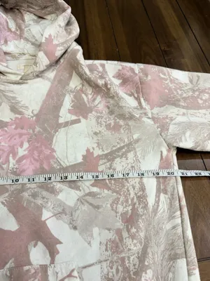 Aéropostale Cloud Soft Womens Camo Pullover Hoodie Pockets Pink XS thumbnail 6