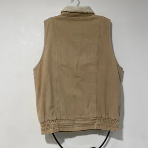 BKE Sherpa Lined Utility Vest M Tan Western Workwear Ranch Chore thumbnail 4