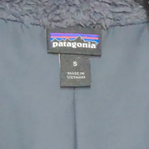 Patagonia Womens Los Gatos Fleece Vest Blue Full Zip Pockets Mock Neck S thumbnail 6