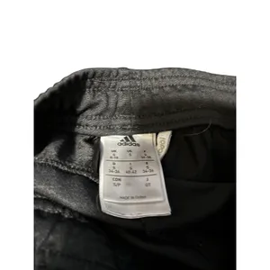 Adidas Black Athletic Pants Women's White Stripes Size S thumbnail 4