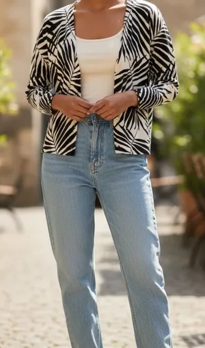 Old Navy Women’s Tropical Cardigan, Size S/P thumbnail 1