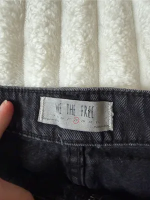 We the Free | FREE PEOPLE Black Denim Zip-Front Mini Skirt thumbnail 4
