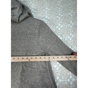 Caution to the Wind Women’s Small Hooded Cardigan Gray Open Front Duster USA NWT thumbnail 8
