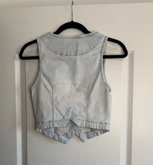 Mini Vest Top Light Blue Denim Small thumbnail 5