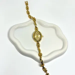 Dainty Gold Tone Bow Watch thumbnail 2