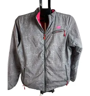 New Balance water repellent full zipper gray jacket thumbnail 1