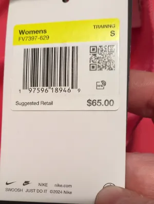 Nike Pro Hot Pink 7/8 Tights Size Small thumbnail 7