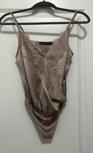 Lace Trim Bodysuit thumbnail 1