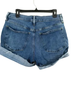 Women's Blue Denim Jean Shorts Size 31 thumbnail 3