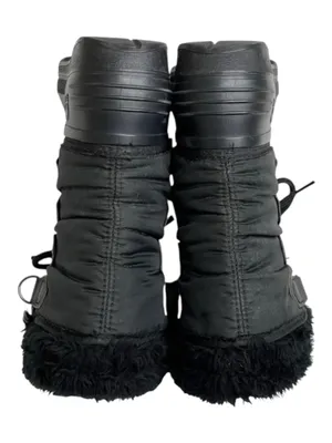 Vintage: Sorel x Kaufman ★ Canada Nylon Snow Waterproof Duck Boots ★ Black ★ 6M thumbnail 13
