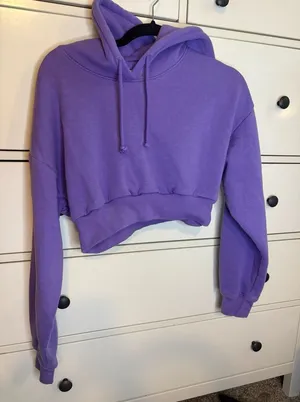 Aritzia TNA Hoodie sweatshirt purple size xs thumbnail 1