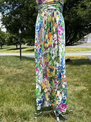 NEW Jonathan Martin Floral Maxi Dress 6 Resort Cruise Autumn Wedding Guest Dress thumbnail 6