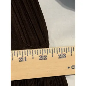 Vintage Hal Ferman Brown Pleated A-Line Dress disco 1970’s - no sz - see pics thumbnail 8