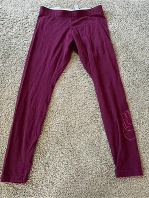 Nike Women's Sportswear Leg-A-See Leggings Deep Pink Purple Size Medium thumbnail 5