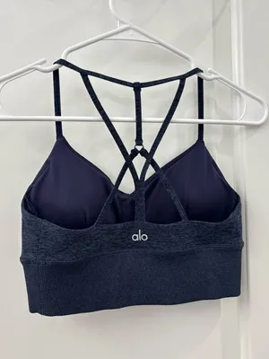 Alo Yoga Alosoft lavish sports bra thumbnail 3