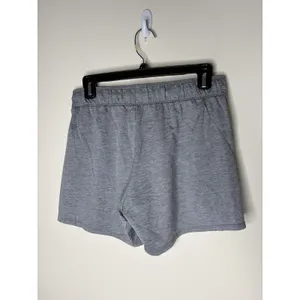 Nike Shorts Women's Small Dri Fit Running Gray Pink Logo Waistband Inseam 5" thumbnail 3