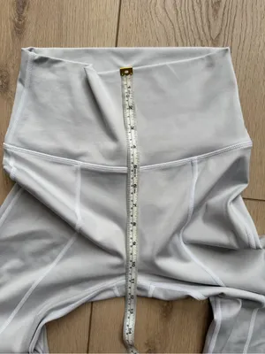 Frankie’s Bikinis Active Zippy High Waist Flare Legging Icy Grey Size Small NWOT thumbnail 10