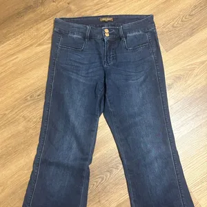 Dear John American classic ladies cotton blend flare wide leg jeans size 26 thumbnail 2