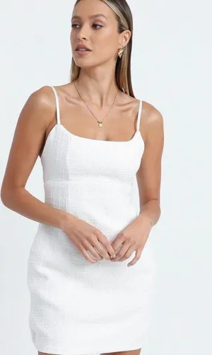 Showpo White Mini Dress thumbnail 3