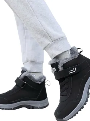 Women Winter Snow Boots Size 6.5 Warm Fur Lined Waterproof Ankle Booties Outdoor thumbnail 6