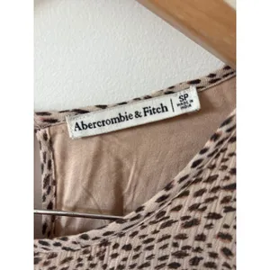 Abercrombie & Fitch Leopard Print‎ Tiered Mini Dress Size Small thumbnail 2