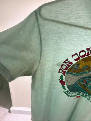 Billabong Mint Green Ron Jon Chest Graphic Short Sleeve Tee thumbnail 6
