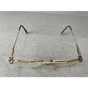 Vintage Rembrand Bronze 145 Eyeglasses Frames ONLY Japan Aviator Oversized thumbnail 2