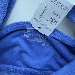 Aerie NEW Offline Terry Recharge Least Support Bra Blue Size Large L thumbnail 5