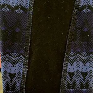 Alo Yoga Illusion 3 Legging High Waisted Patterned 7/8 Arctic Royalty Black 6 S thumbnail 3
