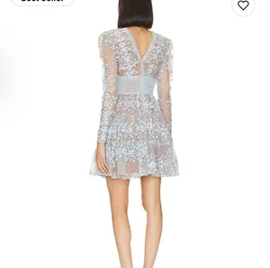 Bronx and Banco Megan Mini Dress Powder Blue thumbnail 2