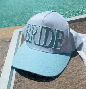 Bride hat Blue thumbnail 1