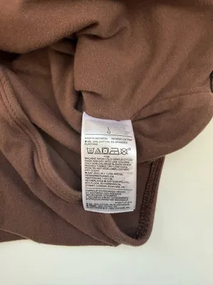 Old Navy Square Neck Tank Top Bodysuit Solid Brown Full Coverage thumbnail 12