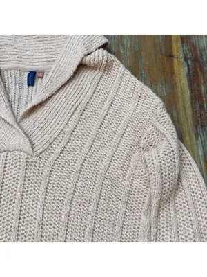 Anthropologie Pilcro Baby Pink V Neck Sweater XS thumbnail 5