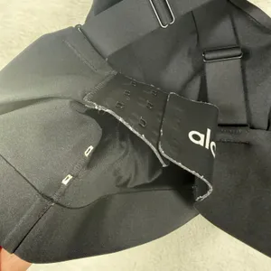 Alo‎ Yoga Women Black Fast Bra Adjustable Criss Cross Straps Activewear W7162R M thumbnail 6