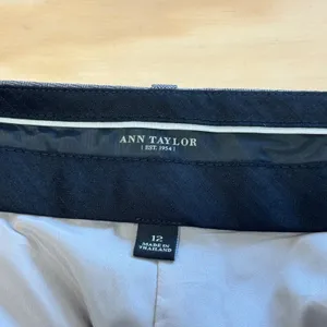 Ann Taylor Gray Herringbone Wide Leg Wool Blend Dress Pants Trousers Womens 12 thumbnail 8