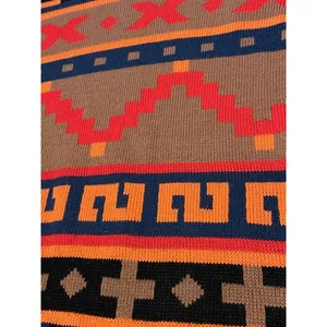Sweater Bazaar Women’s Vintage 90’s Aztec Sweater Made In‎ USA Size Large thumbnail 5