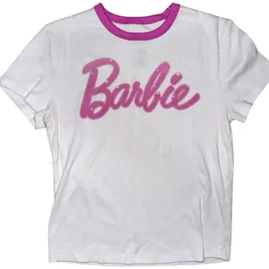Barbie Women's Pink Logo Graphic Print T-Shirt Size medium women’s Mattel shirt thumbnail 1
