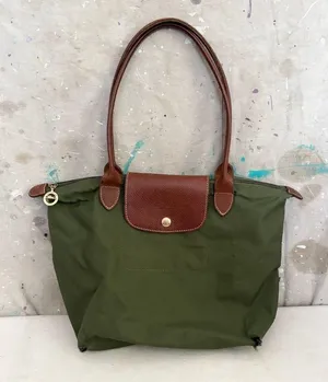 Longchamp Small Le Pliage Tote, Dark Green thumbnail 1