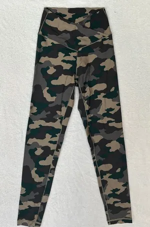 Offline Aerie Large 7/8 Leggings Hi-Rise Camouflage Activewear Crossover Stretch thumbnail 1
