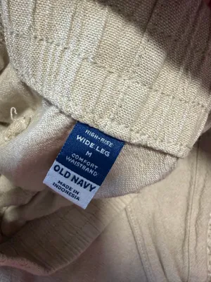 Old Navy High Rise Wide Leg Linen Pants thumbnail 2