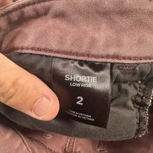 express cuffed chino shorts purple low rise shortie size 2 distressed thumbnail 8