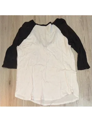 BKE white grey short half sleeve shirt top thumbnail 2
