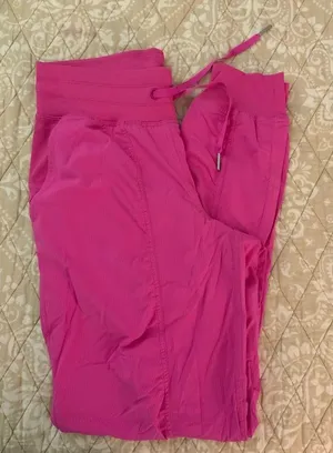 Lululemon Athletica Hot Pink Jogger Pants thumbnail 1
