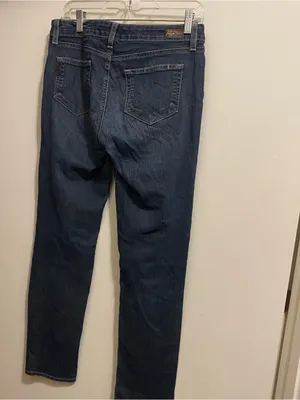 Paige Womens Size 28 31x29 31” Peg Skinny Jeans Blue Denim Cigarette Slim Leg Ma thumbnail 6