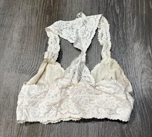 Free People Light Pink Galloon Lace Racerback Bralette thumbnail 4