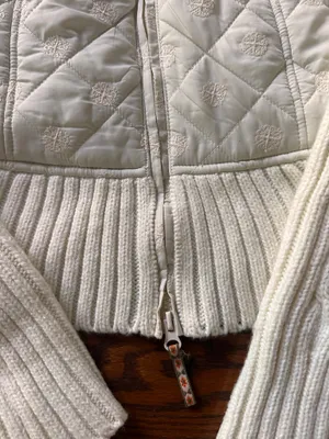 White Free People Winter Jacket  thumbnail 2