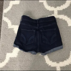 Dark Wash Jean Hollister Shorts thumbnail 4