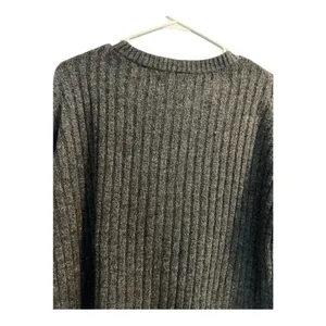 Abercrombie and Fitch Charcoal Gray Chunky Ribbed Sweater // Size M thumbnail 5